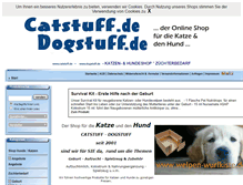 Tablet Screenshot of catstuff.de